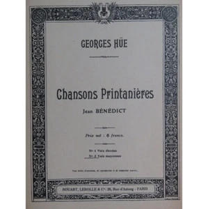 Hue Georges Songs Covering Singer Piano ca1902 - Picture 1 of 5