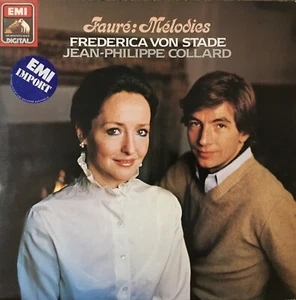 FREDERICA VON STADE / JEAN-PHILIPPE COLLARD / FAURE Melodies EMI ASD 4183 EX/EX - Picture 1 of 1