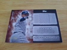 2020 Topps Gleyber Torres Game-Used Materials #121/199 New York Yankees Baseball