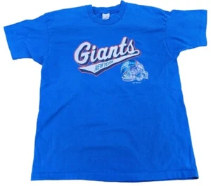 Vtg 95 New York Giants shirt Mens XL Blue NFL Salem Sportswear Single Stitch - Picture 1 of 7