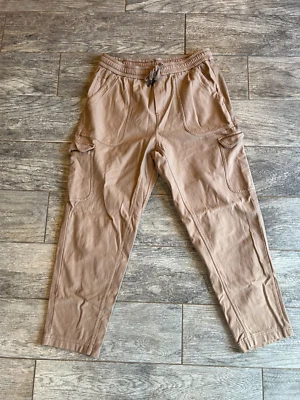 Pantalones Cortos Athleta Farallon Carga Talla 6 531093 Capri Pantalón Caqui Beige Foto 1 de 4