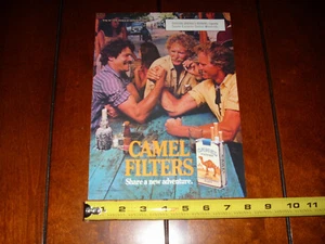 CAMEL TOYOTA LAND CRUISER - ORIGINAL 1987 AD - Picture 1 of 2