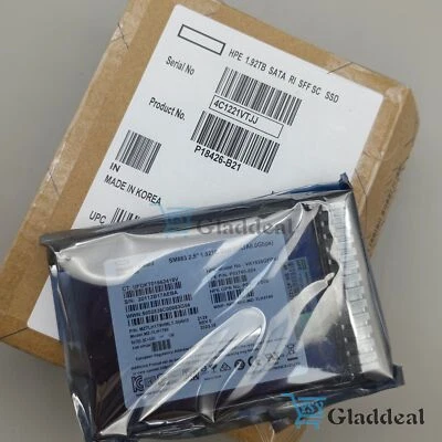HPE P18426-B21 P18484-001 SATA 1.92TB 6G 2.5" RI Server SSD NEW - Image 1 of 4