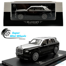 TimeMicro 1:64 Mansory ロールスロイス カリナン ブラック/シルバー ダイキャストモデルカー