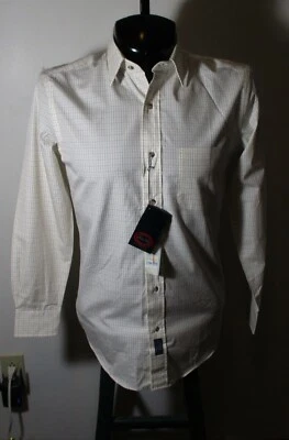 Camisa de Vestir ALLEN LOLLY Beige 100% Algodón Manga Larga Talla S Nueva con Etiquetas Foto 1 de 4