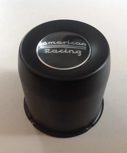 AMERICAN RACING 5.15" Push Thru Satin Black Steel Center Cap M765 - Picture 1 of 3