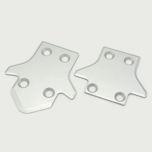 Piastra di protezione piastra di scorrimento telaio alluminio argento per Kyosho MP9 MP9e MP10 MP10e - Foto 1 di 3