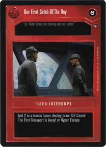 Our First Catch Of The Day (Hoth-Limited) | Decipher Star Wars CCG | NM/LP - Picture 1 of 1