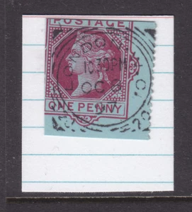 POSTMARK  GB: LONDON  W. C.     "20"  IN CORNERS   SQUARED CIRCLE  - Picture 1 of 1