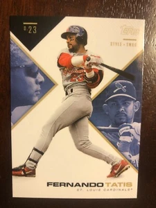 2019 Topps X Fernando Tatis Jr 0.23 Style + Swag Fernando Tatis Blue Parrallel - Picture 1 of 2