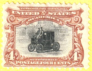 jis36 US STAMP SC# 296 4c 1901 *MINT OG D/G CV$70.00 FVF 1591 - Picture 1 of 2