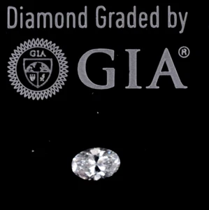 Diamond 0.71CT Natural Loose Oval Cut Brilliant D SI-2 Clarity GIA Certified	 - Picture 1 of 8