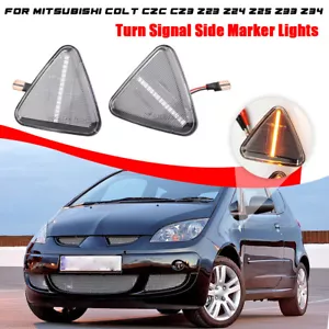 2X intermitentes laterales cristal claro para Mitsubishi Colt CZC CZ3 Z23 Z34 2006-2012 - Imagen 1 de 6