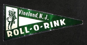 Vineland (Roman) Nj Roll-O-Rink Skaten Sticker Kofferanhänger 7.75 " X.9.1cm - Picture 1 of 2