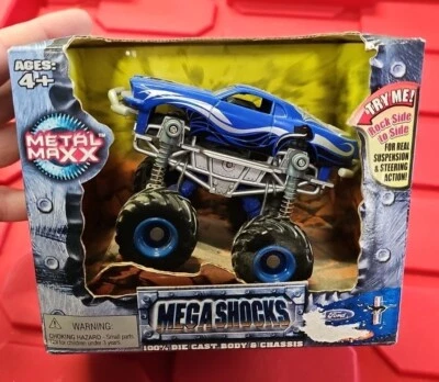 Mega Shocks Metal Maxx Die Cast 69 Ford Mustang NIB BD - Image 1 of 4