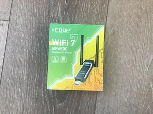 Edup Wifi 7 USB Adapter BE6500 Wireless Network Card for PC and Laptop - Afbeelding 1 van 2
