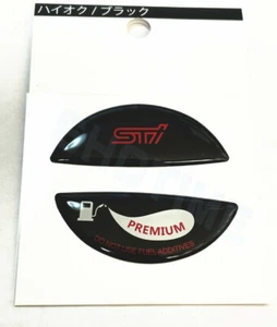 SUBARU GENUINA IMPREZA GDB/GDA STI tapa combustible gas pegatina emblema insignia fabricante de equipos originales - Imagen 1 de 3