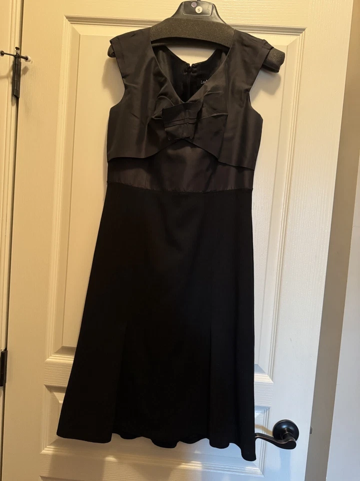 Lida Baday Sleeveless Cocktail Shift Dress - size 10 Silk and Wool - Image 1 of 4