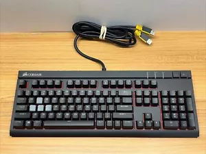 CORSAIR RGP0046 Strafe RGB Mechanical Gaming Keyboard “GLOWS RED” - Picture 1 of 8