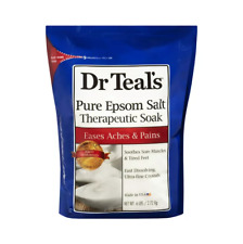 Dr Teal's ピュア エプソム ソルト ソーク、治療用、無香料、6 ポンド 新品