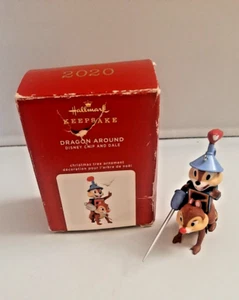 Hallmark Keepsake Disney Dragon around Chip & Dale Chipmunks Ornament - Picture 1 of 14