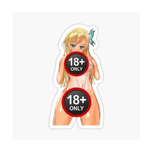 Sexy Pegatina Anime Rubia Honda Tetas Grandes Mujeres Explícita Hermosa - Imagen 1 de 1