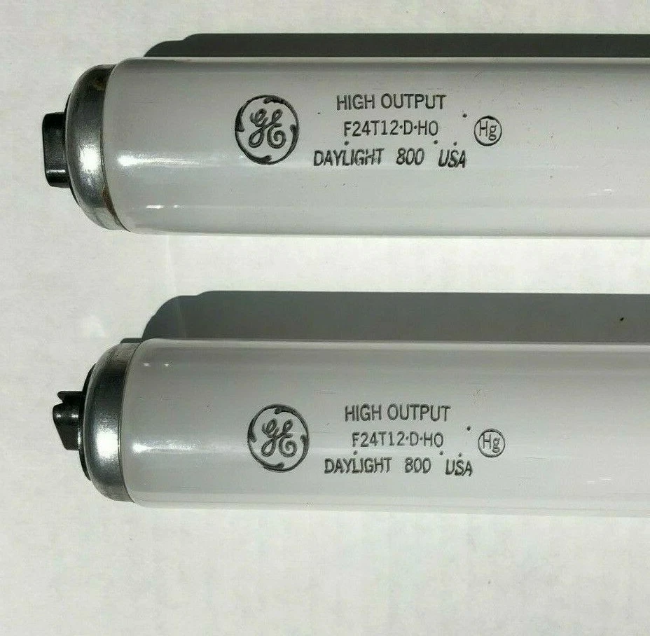 2 new GE 24" H.O. FLUORESCENT light bulb USA 35w daylight F24T12/D/HO sign 10275 - Image 1 of 4