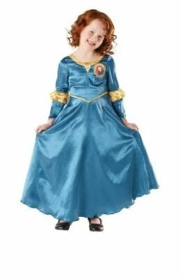 NEW Merida Brave- Disney Princess Scottish Fancy Dress Costume for Girls - Image 1 of 2
