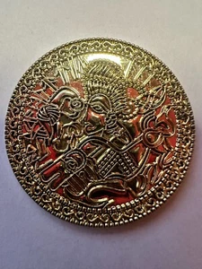 Moneda medallón de aluminio Brecteate - Imagen 1 de 3