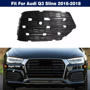 Placa inferior cubierta de faro antiniebla parachoques delantero derecho para Audi Q3 Sline 2016-2018 - Imagen 1 de 7
