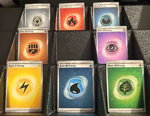 Pokemon S&V 151 - Holo Foil Energy Cards - Choose your own Swirls - UK Seller - Picture 1 of 11