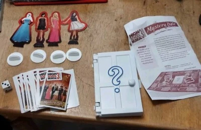 High School Musical 3 Misterioso Fecha Juego de Mesa Piezas Tarjetas Fichas Puerta Figuras Foto 1 de 4