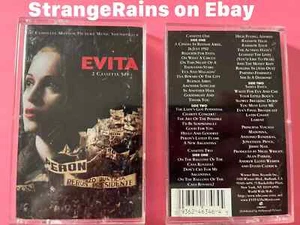 Evita Complete Motion Picture Music Soundtrack Madonna 2 Cassette Tapes TESTED - Bild 1 von 3