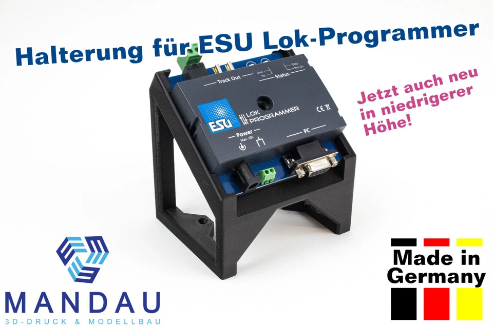 Tischhalterung für Esu LokProgrammer 53451 Halterung Decoderprogrammierer Auflag - Bild 1 von 4
