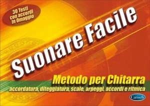 METODO MANUALE SUONARE FACILE PER CHITARRA 30 TESTI CON ACCORDI OMAGGIO - Foto 1 di 2