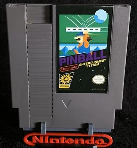 1985 PINBALL • WORKING • VINTAGE NES NINTENDO VIDEO GAMES - Picture 1 of 3