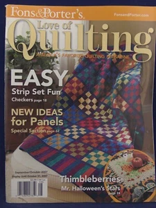 Fons & Porter's Love of Quilting Magazine/September,October 2007 - Picture 1 of 1