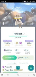 Pokemon Shiny Nihilego Go  - Picture 1 of 2