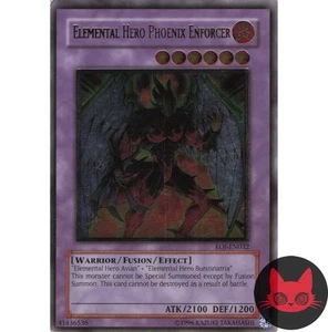Yugioh Elemental HERO Phoenix Enforcer EOJ-EN032 Ultimate Rare LP - Picture 1 of 2
