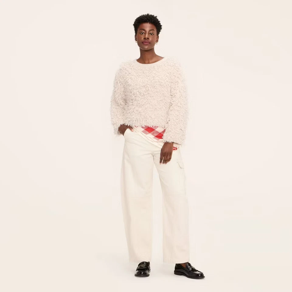 Women's Loopy Yarn Crewneck Pullover Sweater - Woolrich - Image 1 of 1