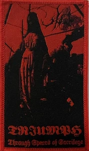 Damaar - Triumph Through Spears Of Sacrileg 2,5" x 4" Woven Patch [Black Metal] - Bild 1 von 2