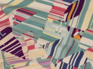 Lularoe Tween Leggings- Summer Stripes- Cream, Pink, Mint, Orange, Blue - Picture 1 of 6