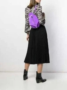 Rebecca Minkoff Julian Mini Backpack Purple Leather Mint Julian convertible mini - Picture 1 of 17