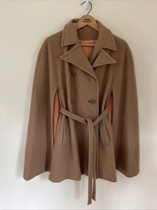 Vintage Wool Double Breasted Cape Quite Luxury Needs TLC - Picture 1 of 11
