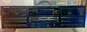KENWOOD Stereo Double Cassette Deck  Model: KX-W891 - Picture 1 of 18