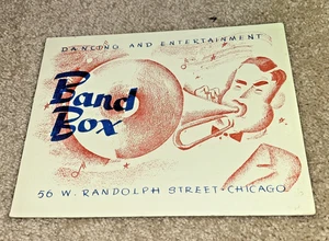 1944 Souvenir Photo - BAND BOX 56 W. RANDOLPH St. CHICAGO with Soldier - Picture 1 of 5