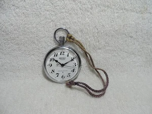 In operation used in excellent condition Seiko manual winding pocket watch (dial - Picture 1 of 6