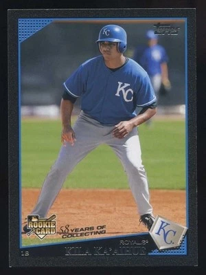 2009 Topps "Black" Rookie Kila Ka'aihue SP RC #'D/58!! (Kaaihue) **HOBBY ONLY!! - Image 1 of 2