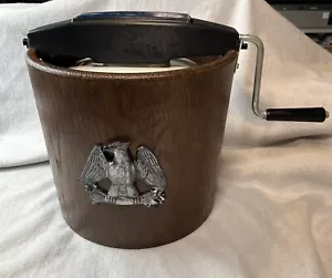 Antique RCW Frost King Ice Cream Maker. 5 Quart. Eagle Symbol Front. W/ Crank - Picture 1 of 7