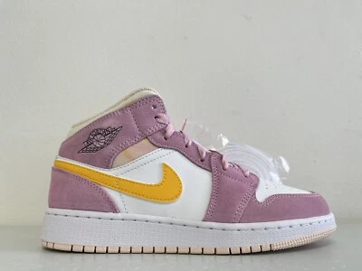 Nike Air Jordan 1 Mid SE Rosa Ártico Tie Dye Naranja DC9517-600 Talla 5y Foto 1 de 4